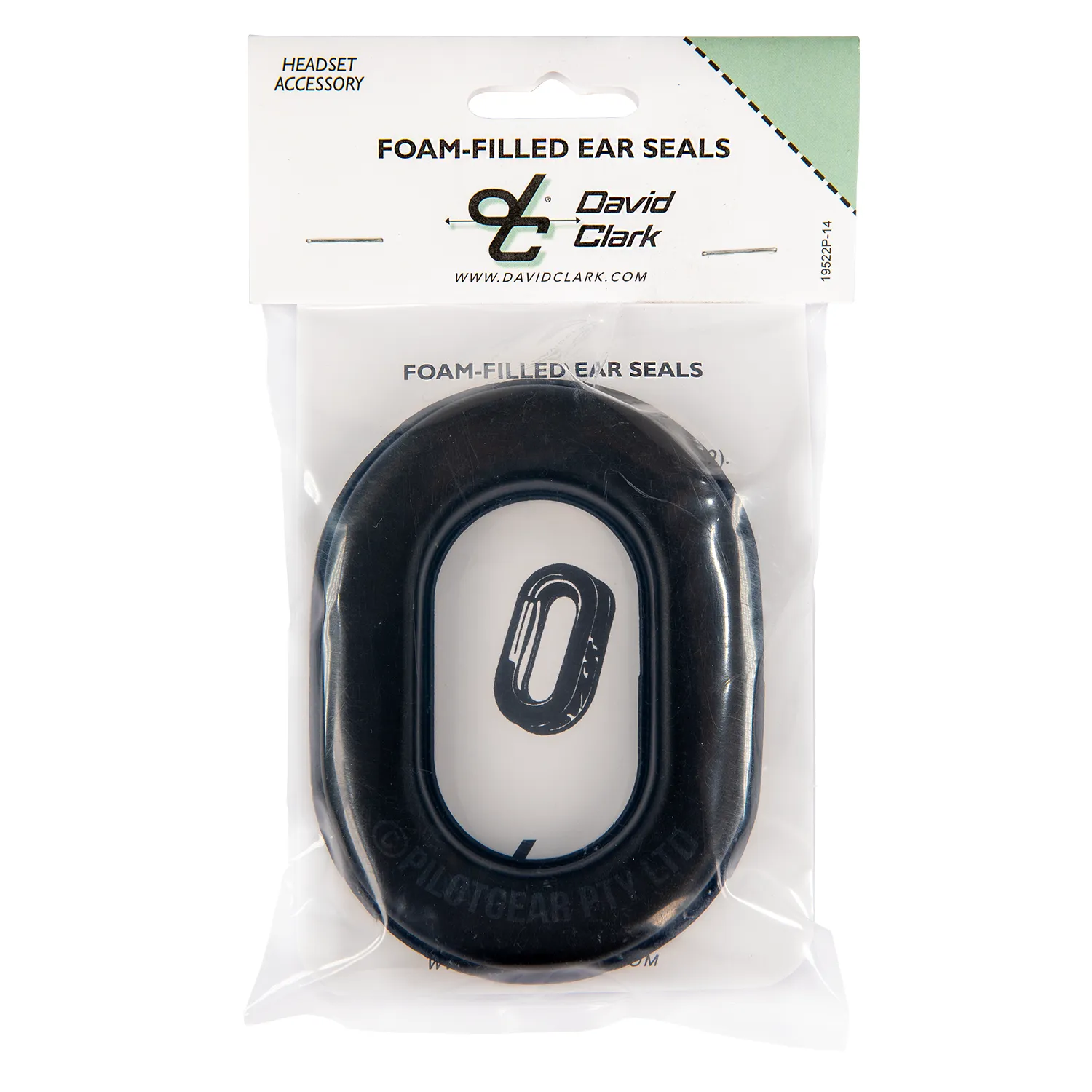 David Clark Foam Filled Ear Seals - Replacement Ear Cushions (Pair) image 1