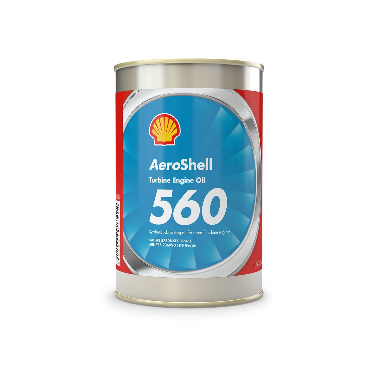 AeroShell Turbine Oil 560 Synthetic Jet Engine Oil, MIL-PRF-23699G HTS, 1 US Quart, AS560-1QT