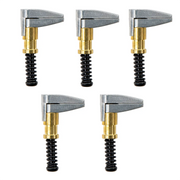 1" Cleco Side Grip Clamps – 5 Pack | Brass Reusable Sheet Metal Clamps for Hot Rod & Panel Work image 0
