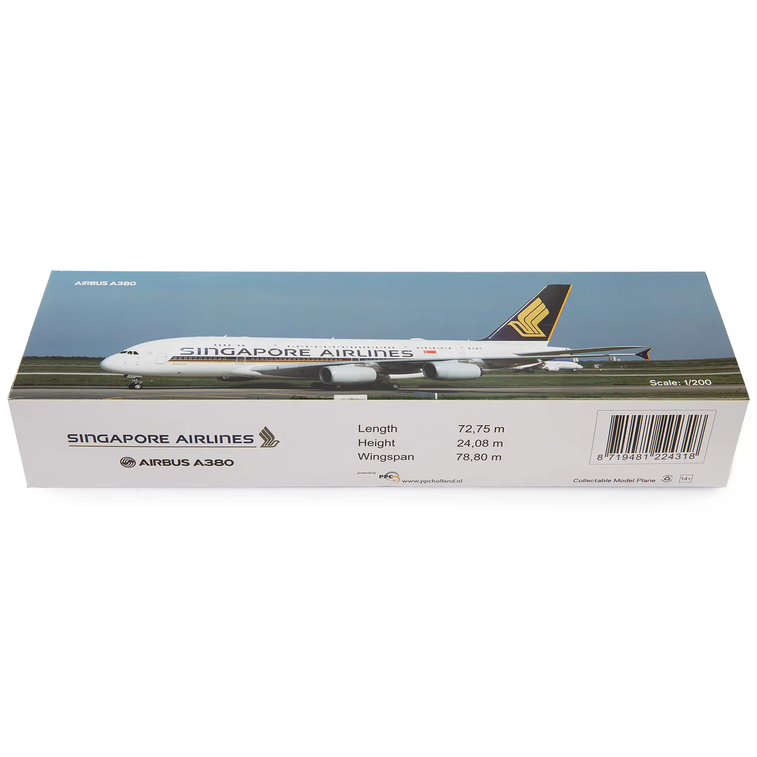 1/200 Singapore Airlines A380 Model – 9V-SKY (PPC027) image 1