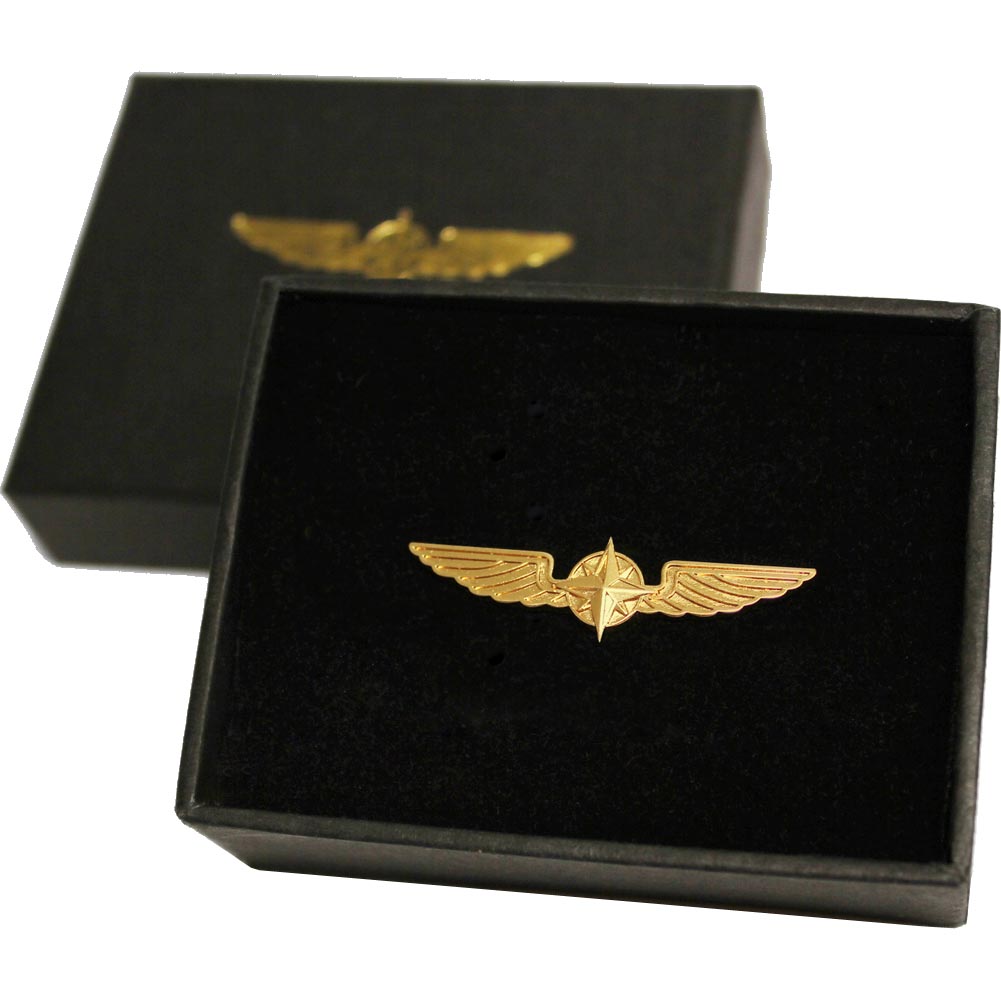 Design4Pilots Pilot Wings - Gold / Medium 3.5cm image 0