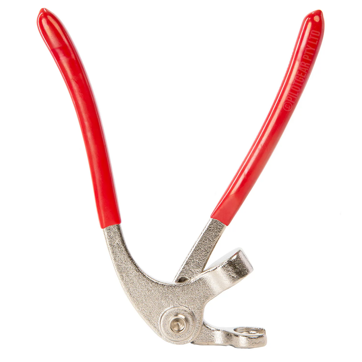 Clecall Forged Steel Upright Cleco Pliers – Red Coloured Grip Tool for Sheet Metal Fasteners image 0