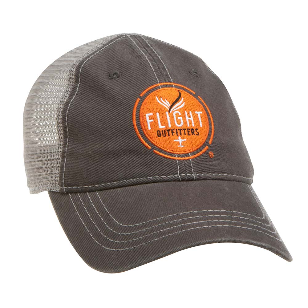 Flight Outfitters Grey Trucker Hat image 1