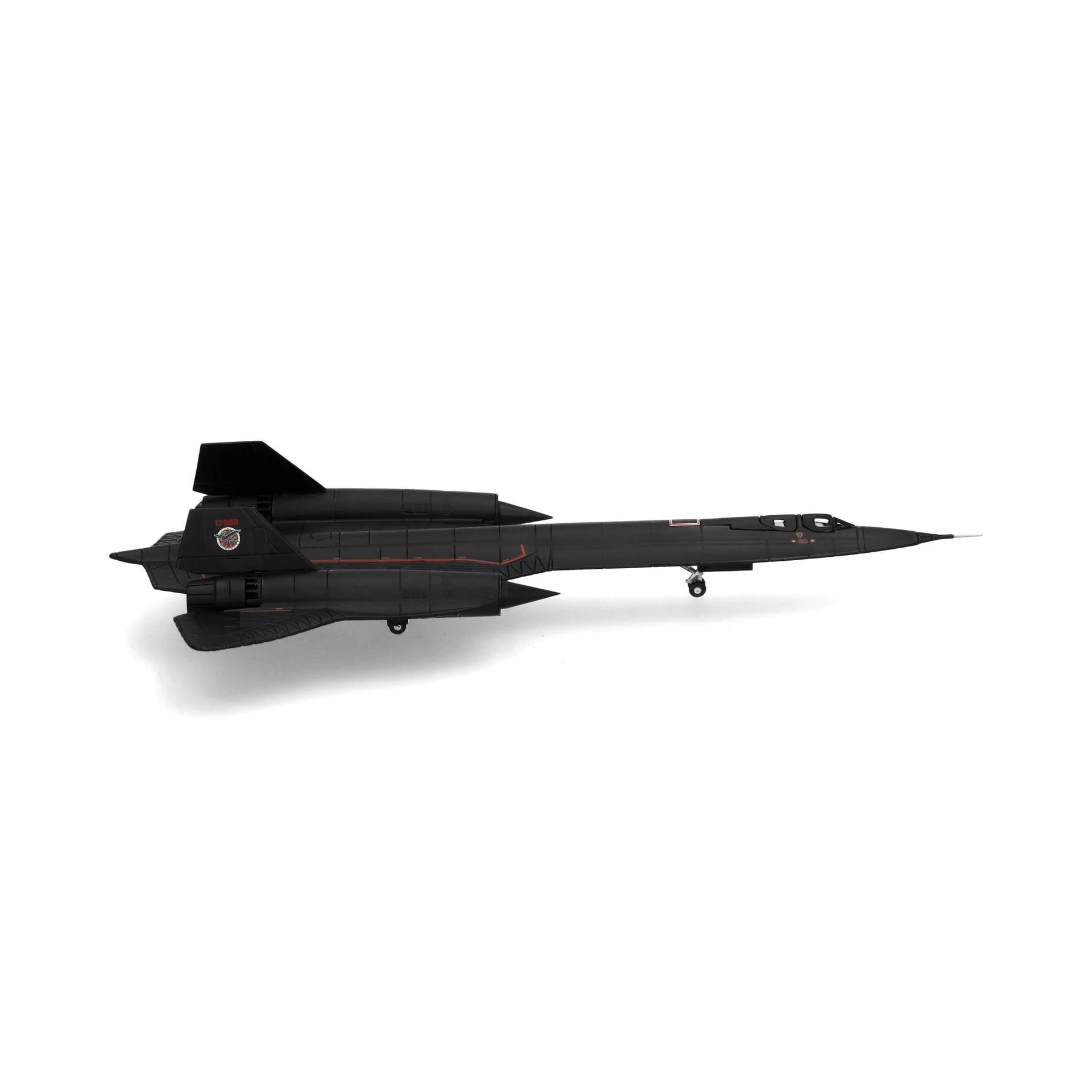 Herpa 1/200 U.S. Air Force Lockheed SR-71A Blackbird - 9th SRW Detachment 4, RAF Mildenhall “Farewell-Dartboard” Aircraft Model image 2