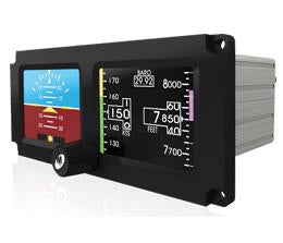 Mid-Continent MD302 SAM Standby Attitude Module, Black Bezel, Lithium-Ion Battery, 6420302-1