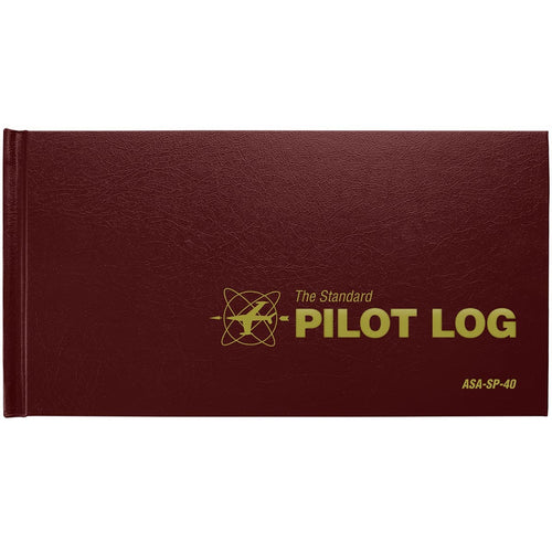 Buku Log Pilot Standar ASA - Burgundy