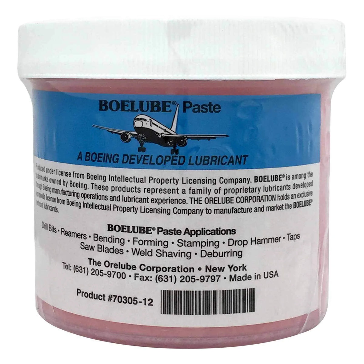 Orelube Boelube 70305 Hard Pink Paste Lubricant, 12 oz (340 g), 70305-12