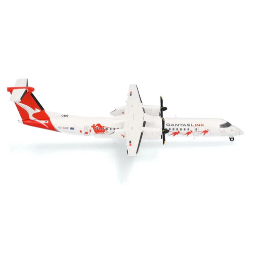 Herpa 1/200 QantasLink Bombardier Q400 "Dasher-8" VH-QOW "Mornington" Edisi Terbatas