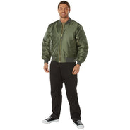 Jaket Penerbangan Rothco MA-1 - Hijau