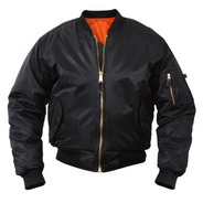 Jaket Penerbangan Rothco MA-1 - Hitam