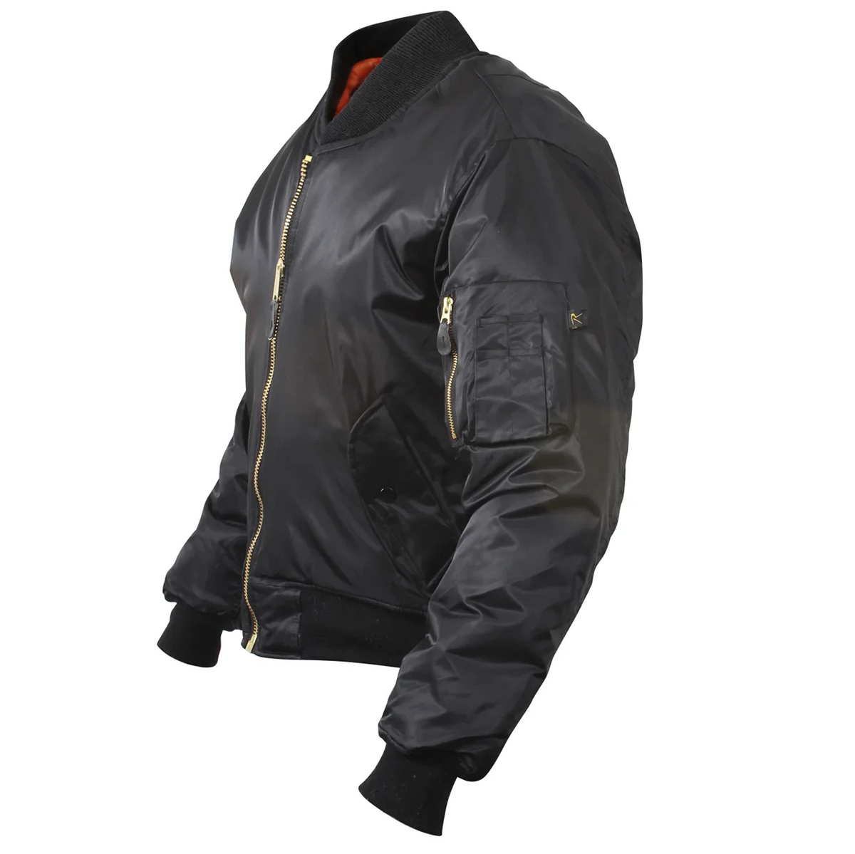 Jaket Penerbangan Rothco MA-1 - Hitam