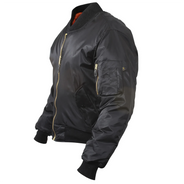 Jaket Penerbangan Rothco MA-1 - Hitam