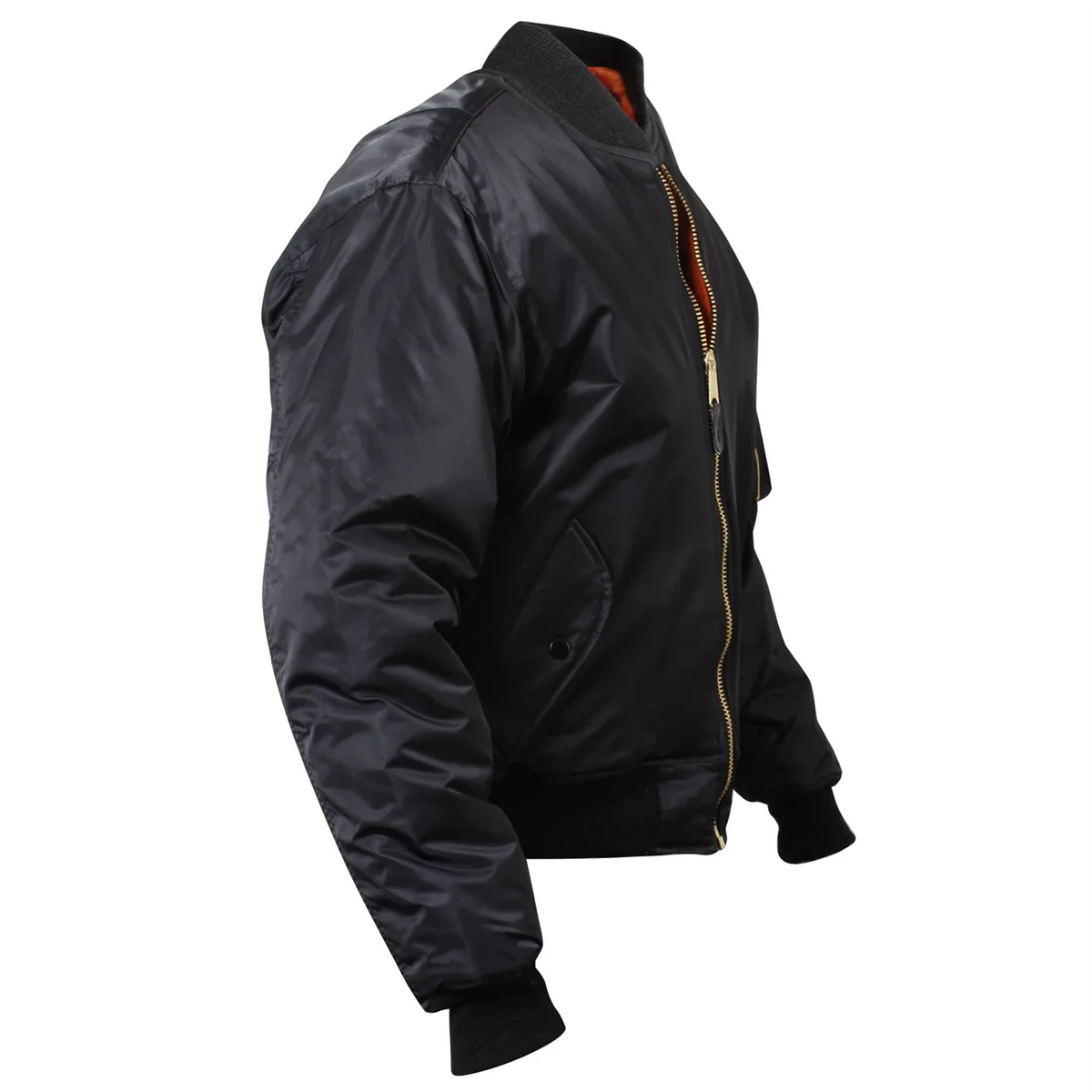 Jaket Penerbangan Rothco MA-1 - Hitam