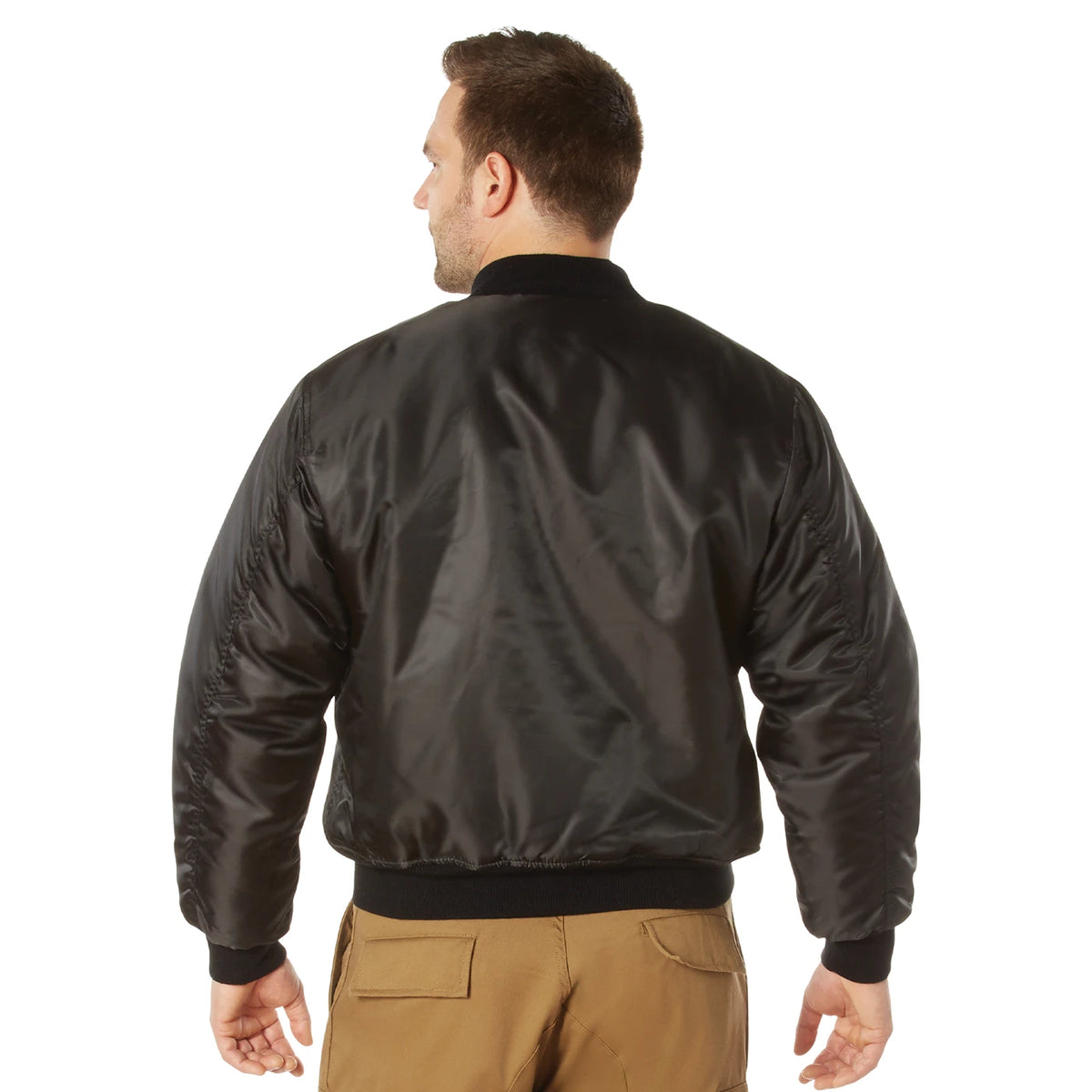 Jaket Penerbangan Rothco MA-1 - Hitam