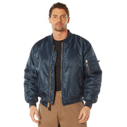 Jaket Penerbangan Rothco MA-1 - Biru Tua