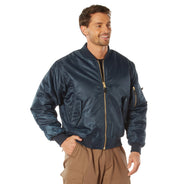 Jaket Penerbangan Rothco MA-1 - Biru Tua