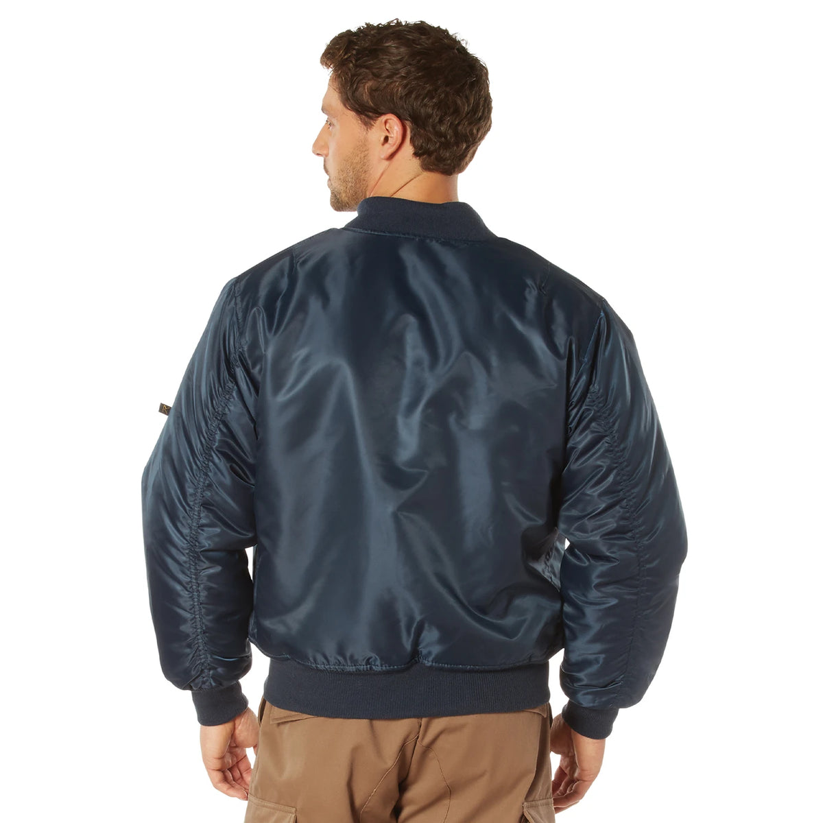 Jaket Penerbangan Rothco MA-1 - Biru Tua