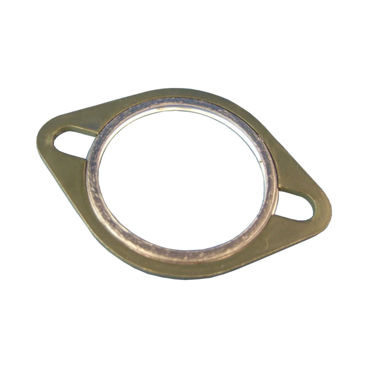Lycoming Exhaust Flange Gasket, Spiral Wound Stainless Steel, 2-Hole, 77611