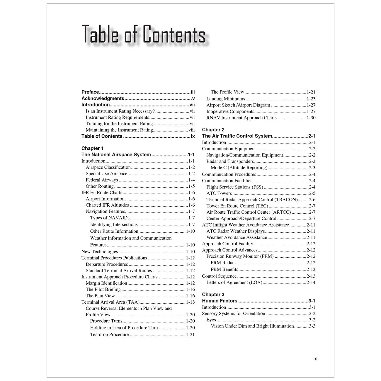 ASA Instrument Flying Handbook