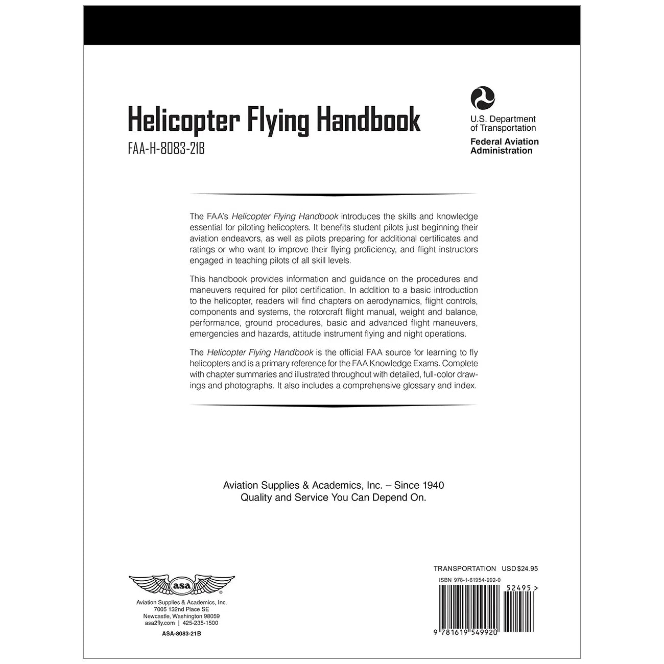 ASA Helicopter Flying Handbook