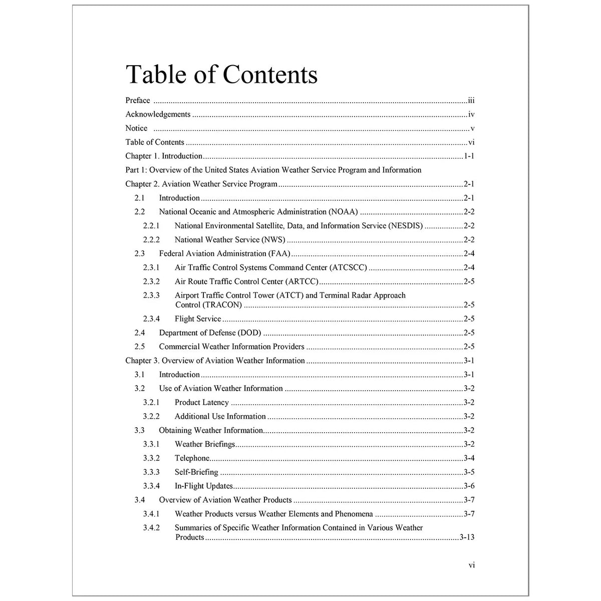 Buku Pegangan Cuaca Penerbangan oleh Federal Aviation Administration (FAA)