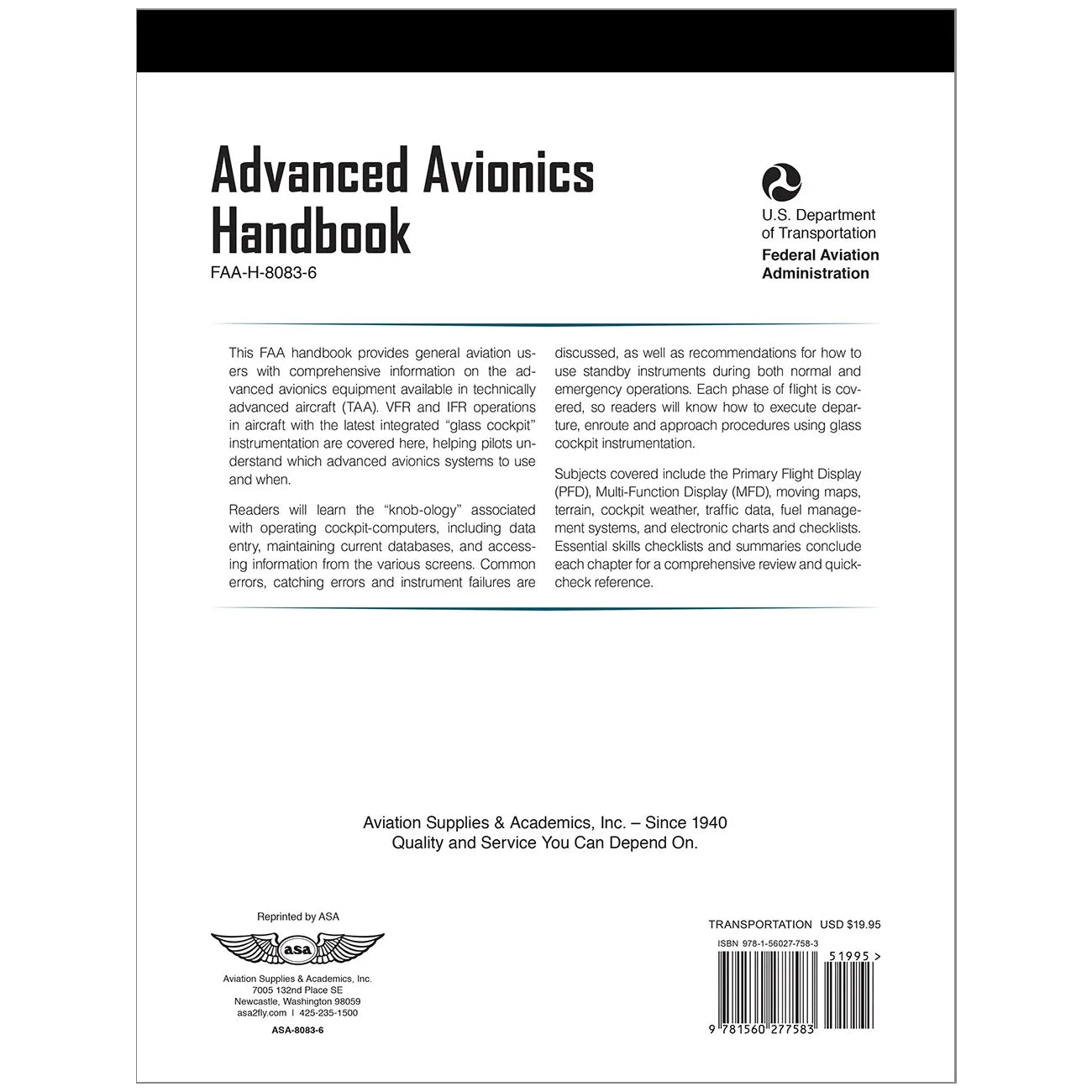 ASA Advanced Avionics Handbook