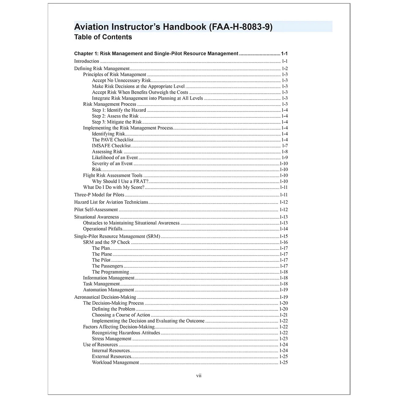 ASA Aviation Instructor Handbook