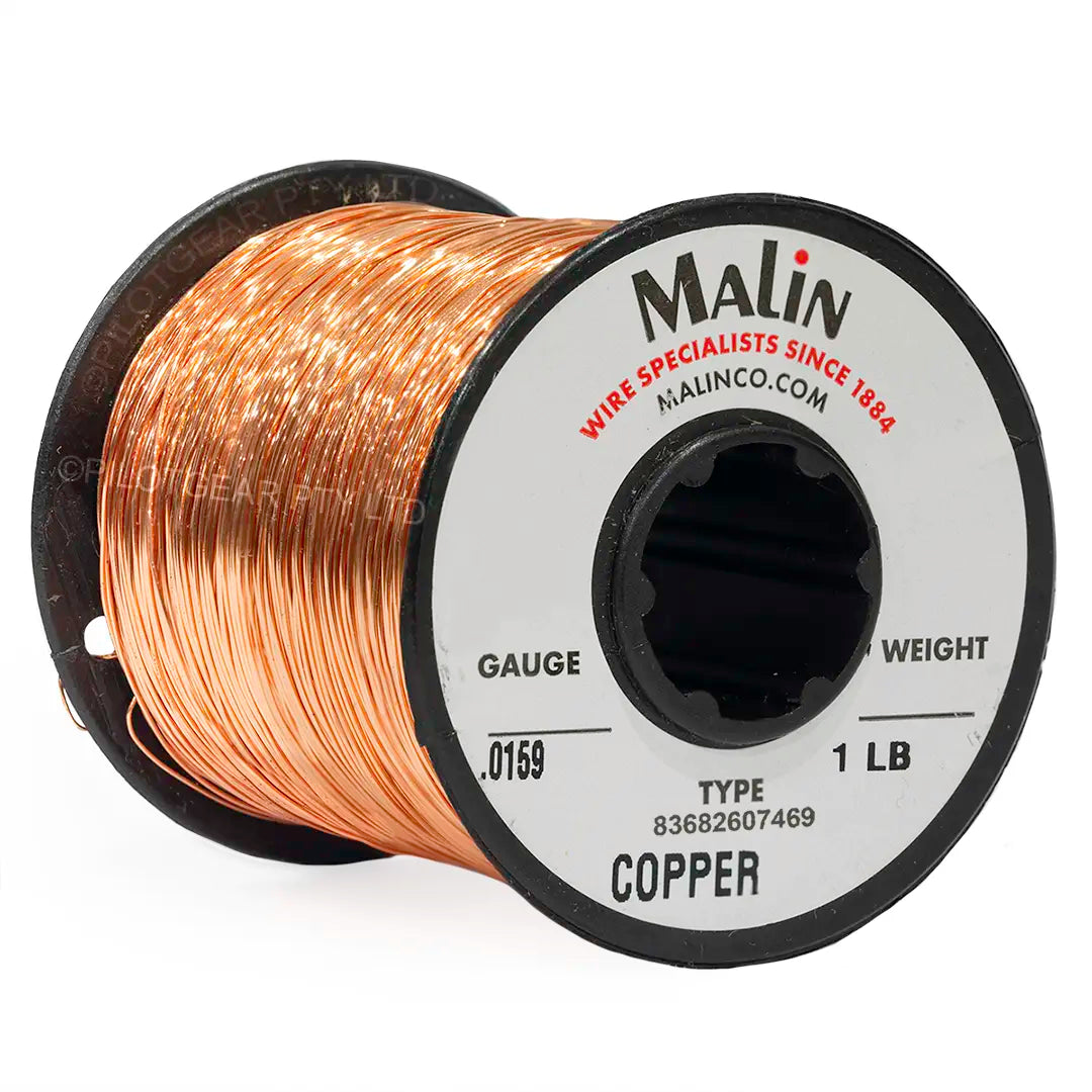 Malin Copper Breakaway Wire 0.016" (0.40mm) 1lb Roll image 0