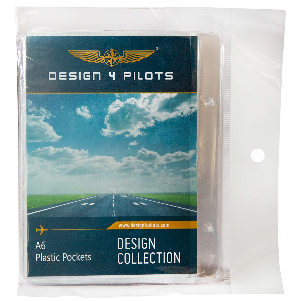 Design4Pilots A6 Transparent Pockets for Piccolo Profi Kneeboard (10 Pack) image 0