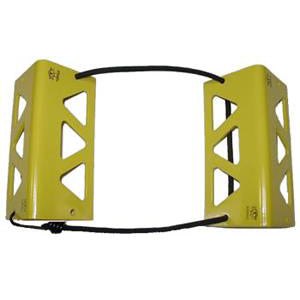 Forbes Aviation Large Yellow Travel Chocks - 8 inch image 0