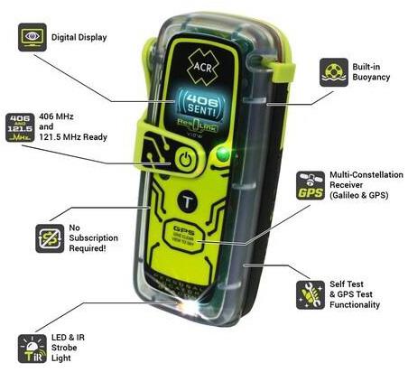 ACR ResQLink 425 Australia Personal Locator Beacon (PLB) with Digital GPS Display image 1