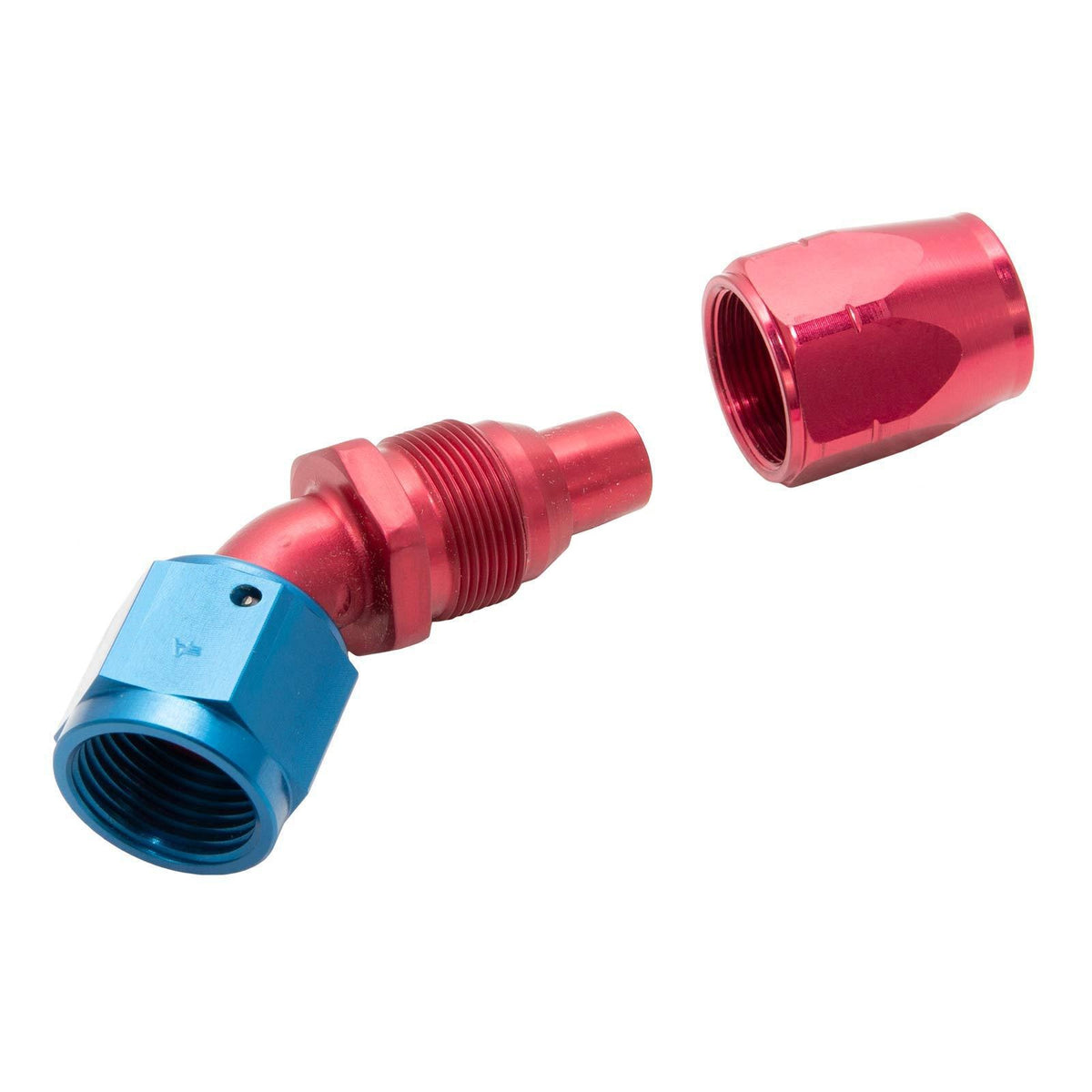 Eaton Aeroquip 45 Degree Hose Fitting for Wire Reinforced Synthetic Rubber Hose, 8846-8D