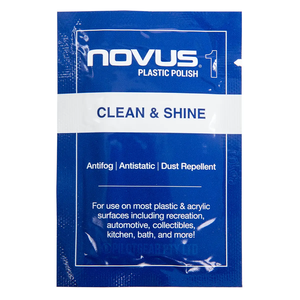 Sample Novus 1 Plastic Polish Clean & Shine Pillow Pack image 0