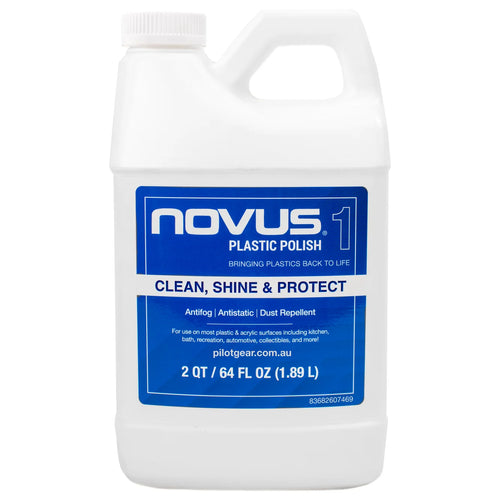 Novus 1 Poles Plastik untuk Membersihkan, Mengilapkan & Melindungi 1.89L / 64oz