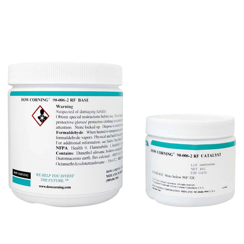 Dow DOWSIL 90-006 RF Sealant & Catalyst Kit, Two-Part Silicone, 453 g, 90-006-2RF1LB
