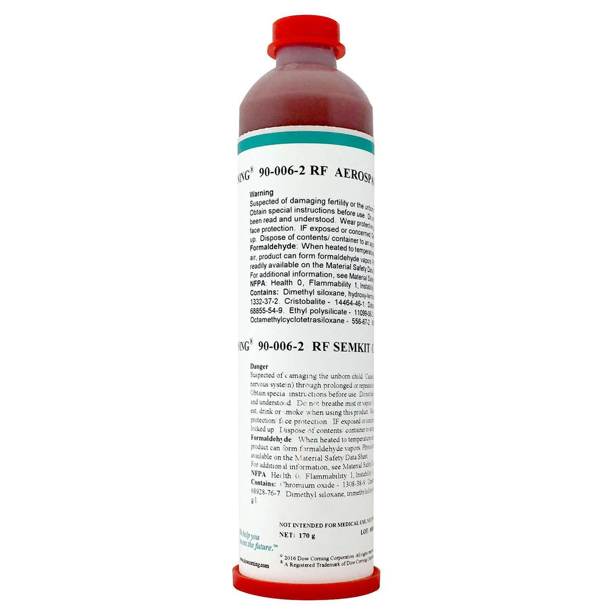 Dow DOWSIL 90-006 RF Sealant & Catalyst Kit, Two-Part Silicone, 170 g, 90-006-2RF60Z