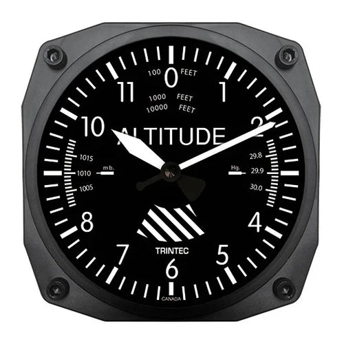 Trintec 6 inch Altimeter Wall Clock