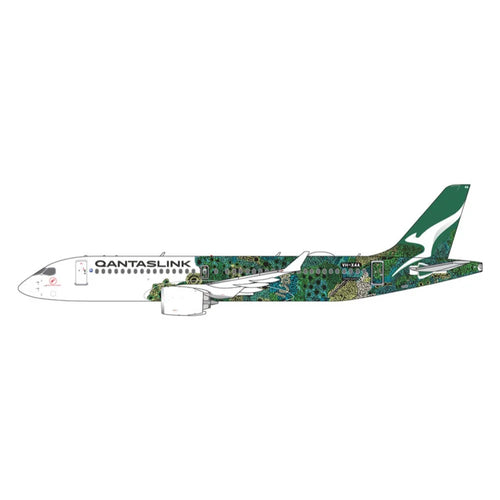 Gemini Jets 1/400 QantasLink A220-300 VH-X4A Minyma Kutjara Tjukurpa (Hijau)