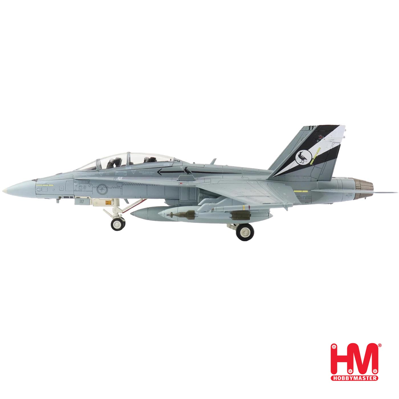 Hobby Master RAAF 1/72 RAAF F/A18B Hornet No.75 Sqn Final Flight A21117 Tindal 2021 image 3