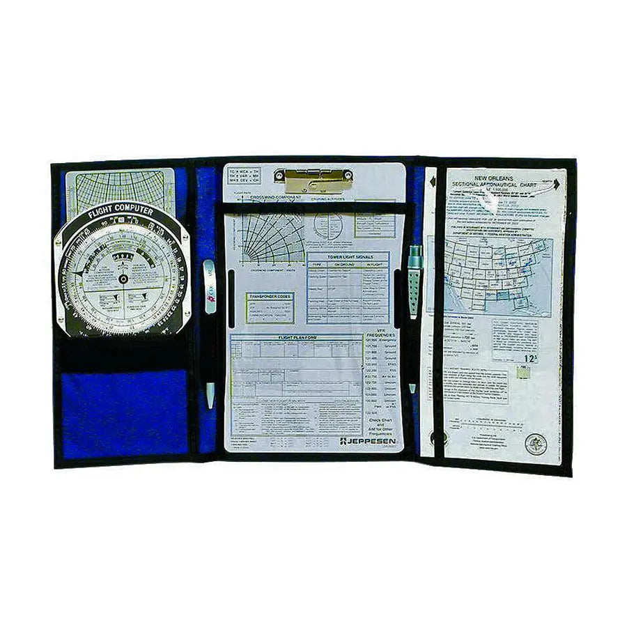 Jeppesen VFR Tri-Fold Kneeboard with Clipboard image 2