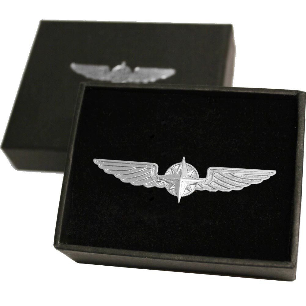 Design4Pilots Pilot Wings - Silver / 5cm image 0