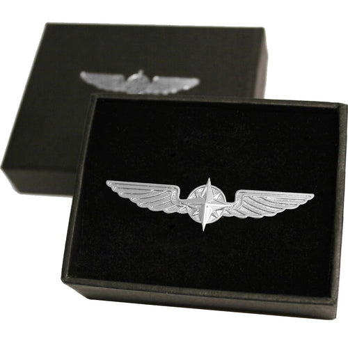 Design4Pilots Silver Pilot Wings – 3 Sizes Available