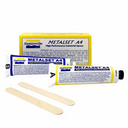 Smooth-On Metalset A4 Aluminium-Filled Epoxy Adhesive, 11 oz Tube Set, A4-11