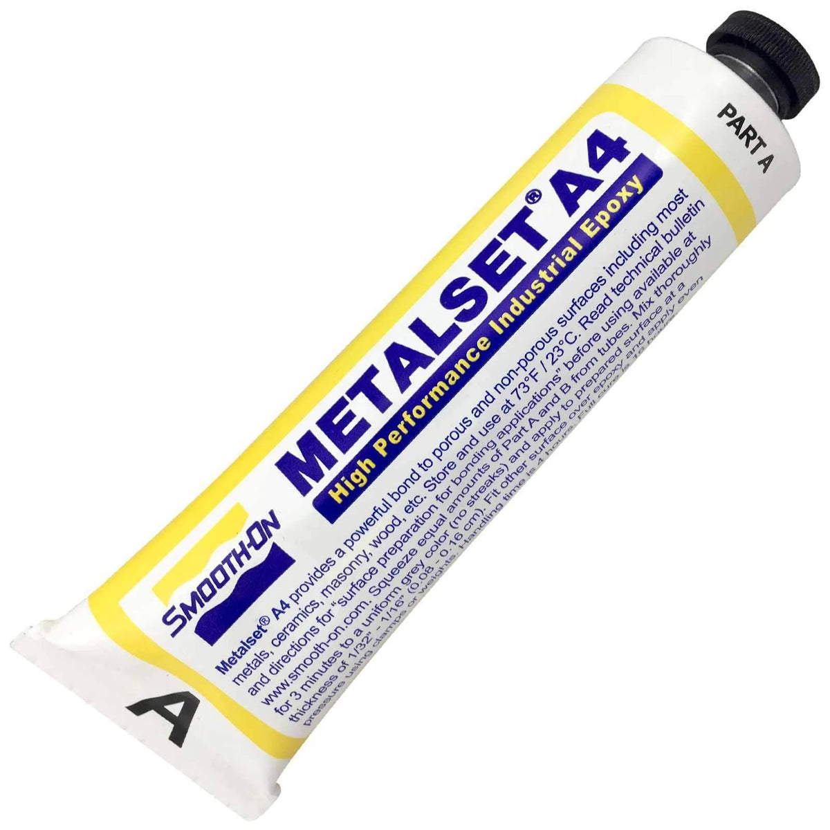 Smooth-On Metalset A4 Aluminium-Filled Epoxy Adhesive, 11 oz Tube Set, A4-11