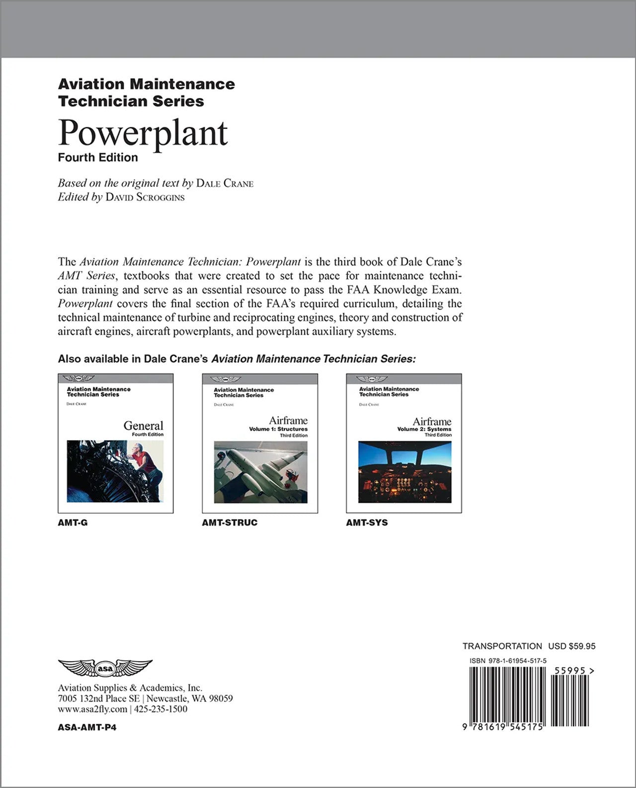 ASA Aviation Maintenance Technician Series - Powerplant Fourth Edition