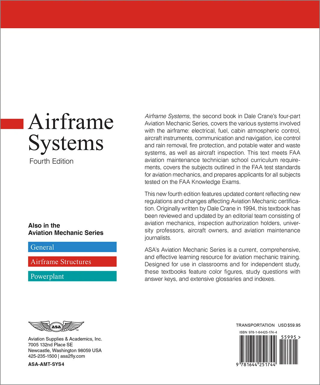 ASA Aviation Wartungstechniker-Serie - Flugzeugzellensysteme