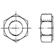 Pilot Gear AN315 Plain Hex Nut, Steel, 3/8-24 UNF, Pack of 25, AN315-6R