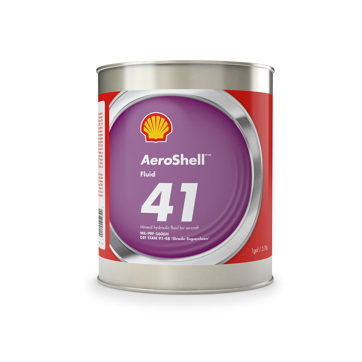 AeroShell Fluid 41 Mineral Hydraulic Fluid, MIL-PRF-5606, 1 US Gallon Can, ASF41-1GL