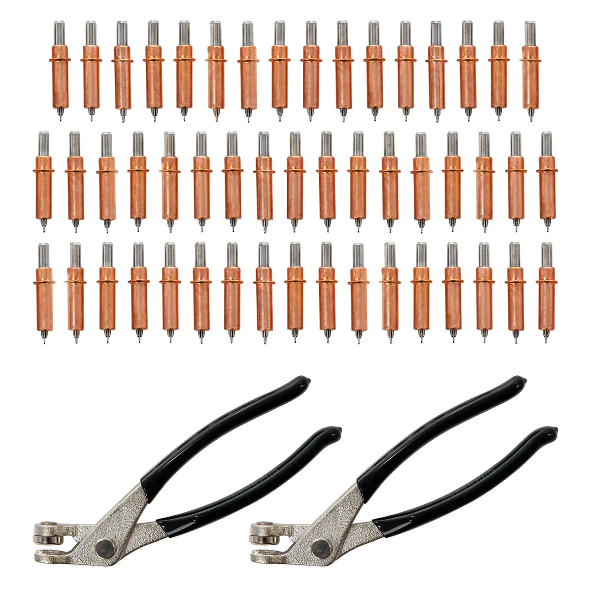 Cleco 1/8" Two-Bench Kit - 50 Fasteners & 2 Pliers