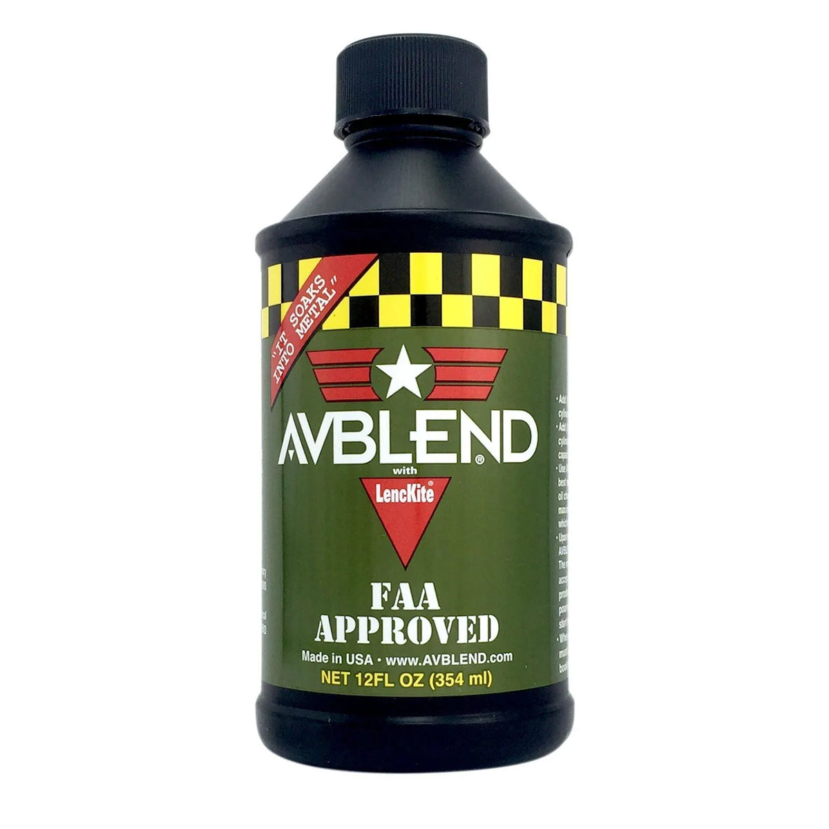 zMAX AVBLEND Oil Additive for Aircraft Piston Engines, 12 oz